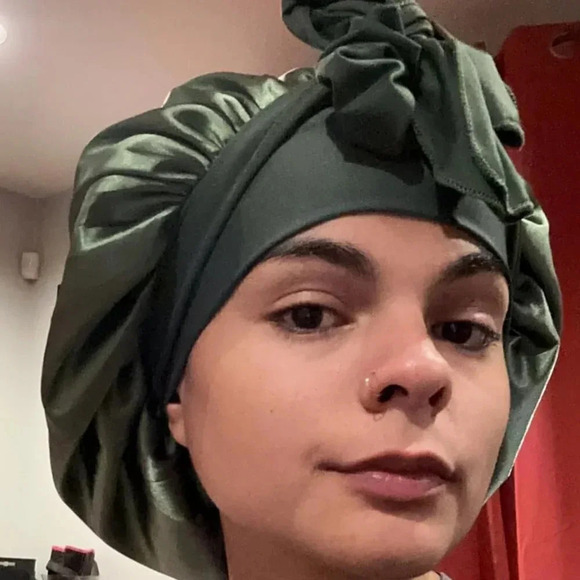 Yanibest Satin Bonnet Silk Bonnet For Sleeping Hair Bonnet With Tie Band Head - Picture 10 of 12